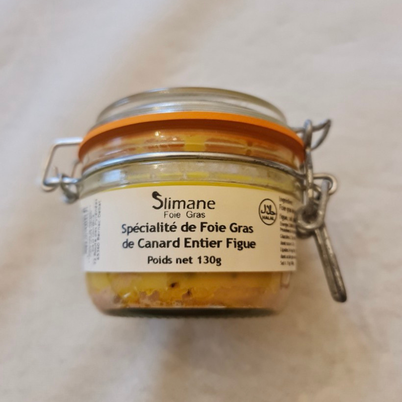 Spécialité de foie gras de Canard entier Halal à la figue séché