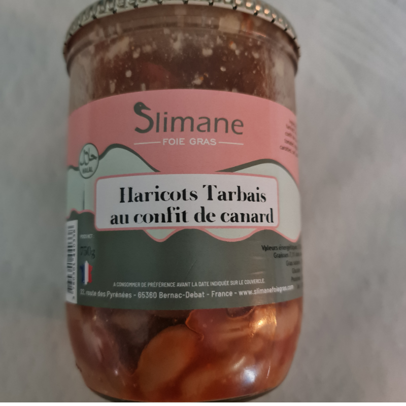 Haricots Tarbais au confit de canard